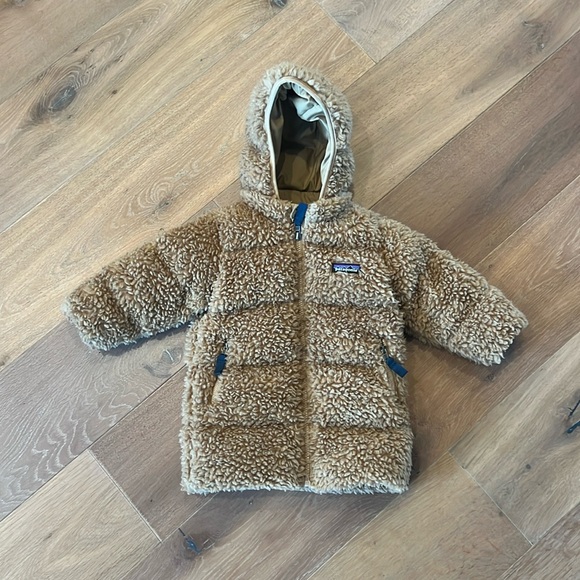 Patagonia hi pile fleece parka 12-18mths - Picture 1 of 7